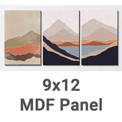 MDF Panel - 3 9x12
