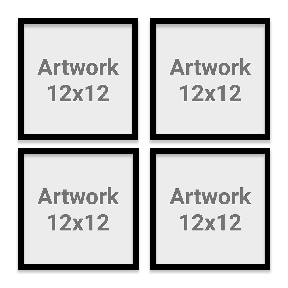 4 square - 12x12 - without box