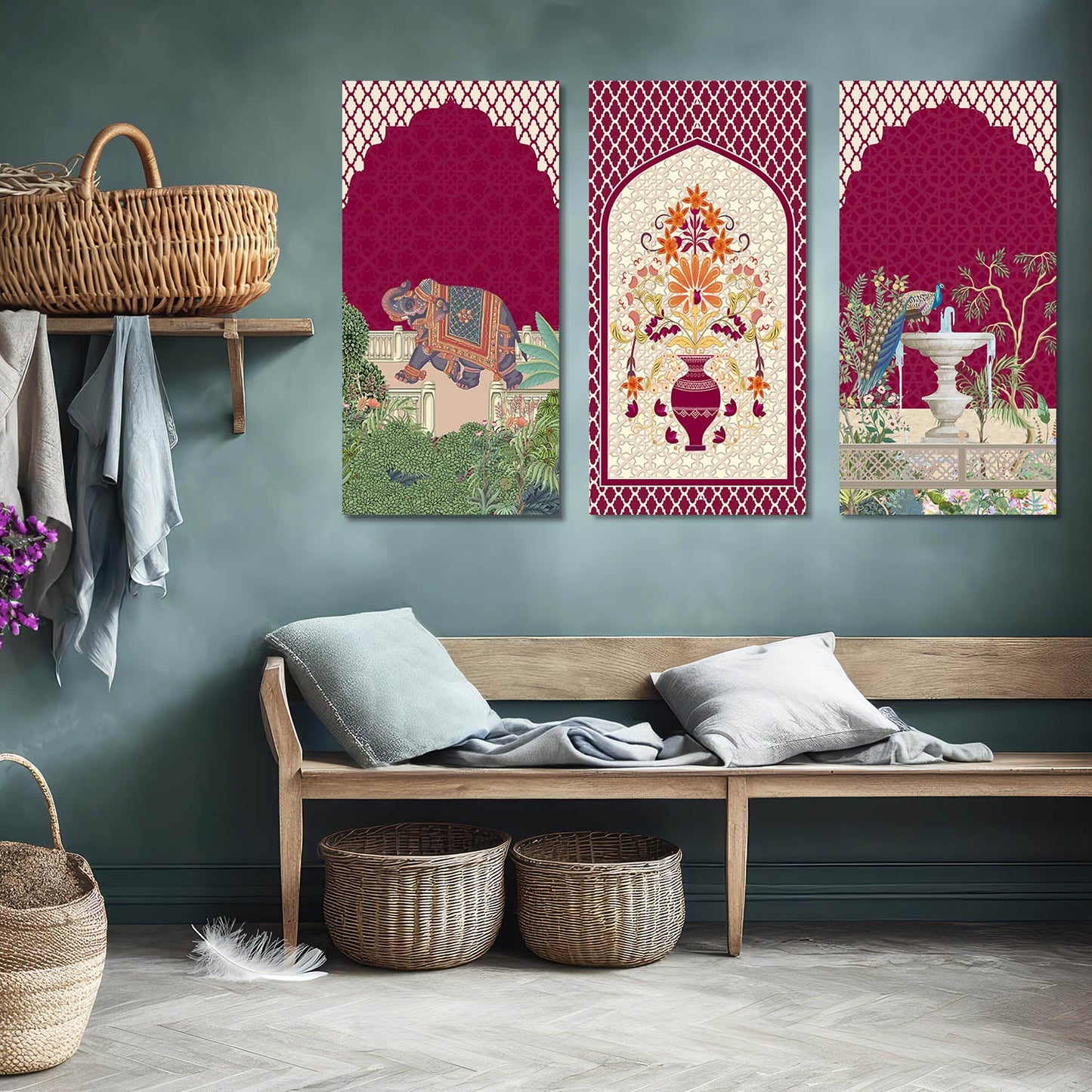 Traditional Art Wall Canvas For Home Décor And Living Room