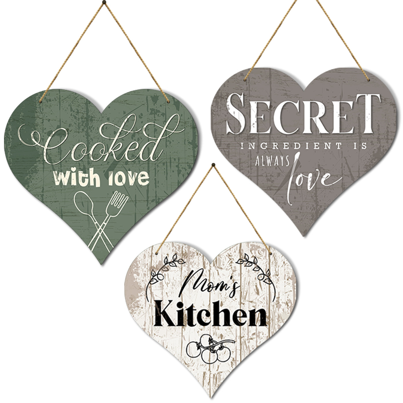 Hanging Heart - 3 Set