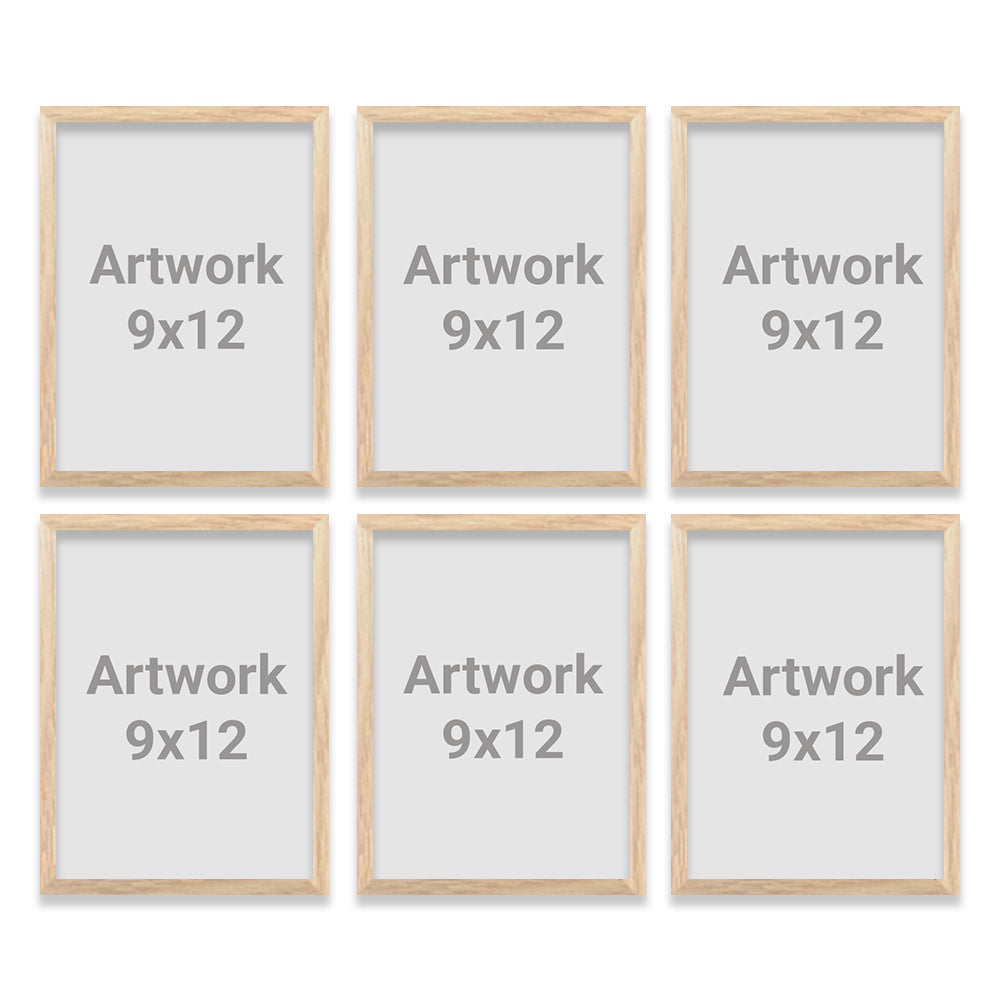 6 Rect - 9x12 - WITHOUT BOX