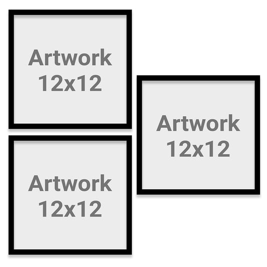 3 square - 12x12 - with box