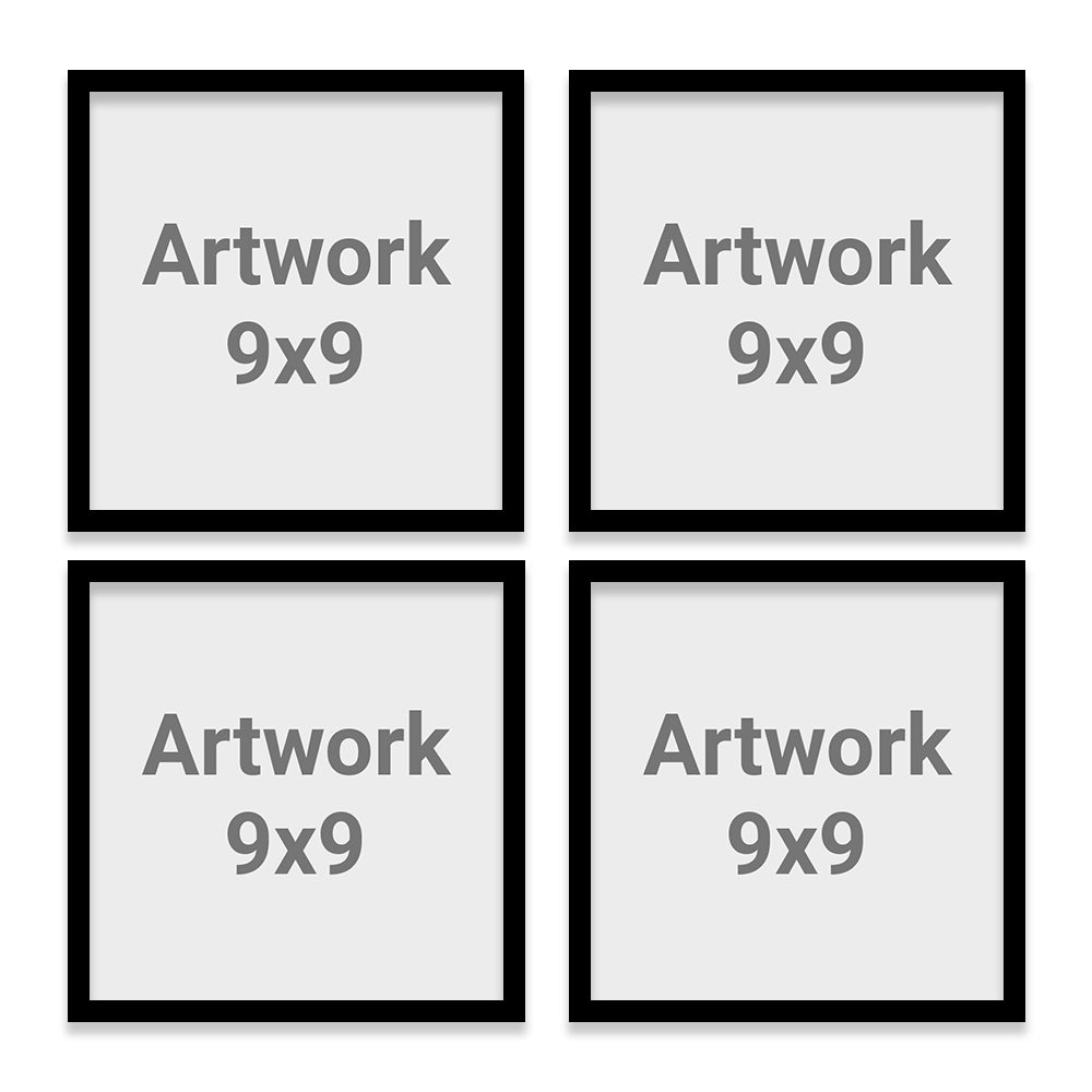 4 square - 9x9 - with box