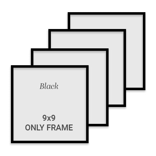 Frame Only 9x9 - Black