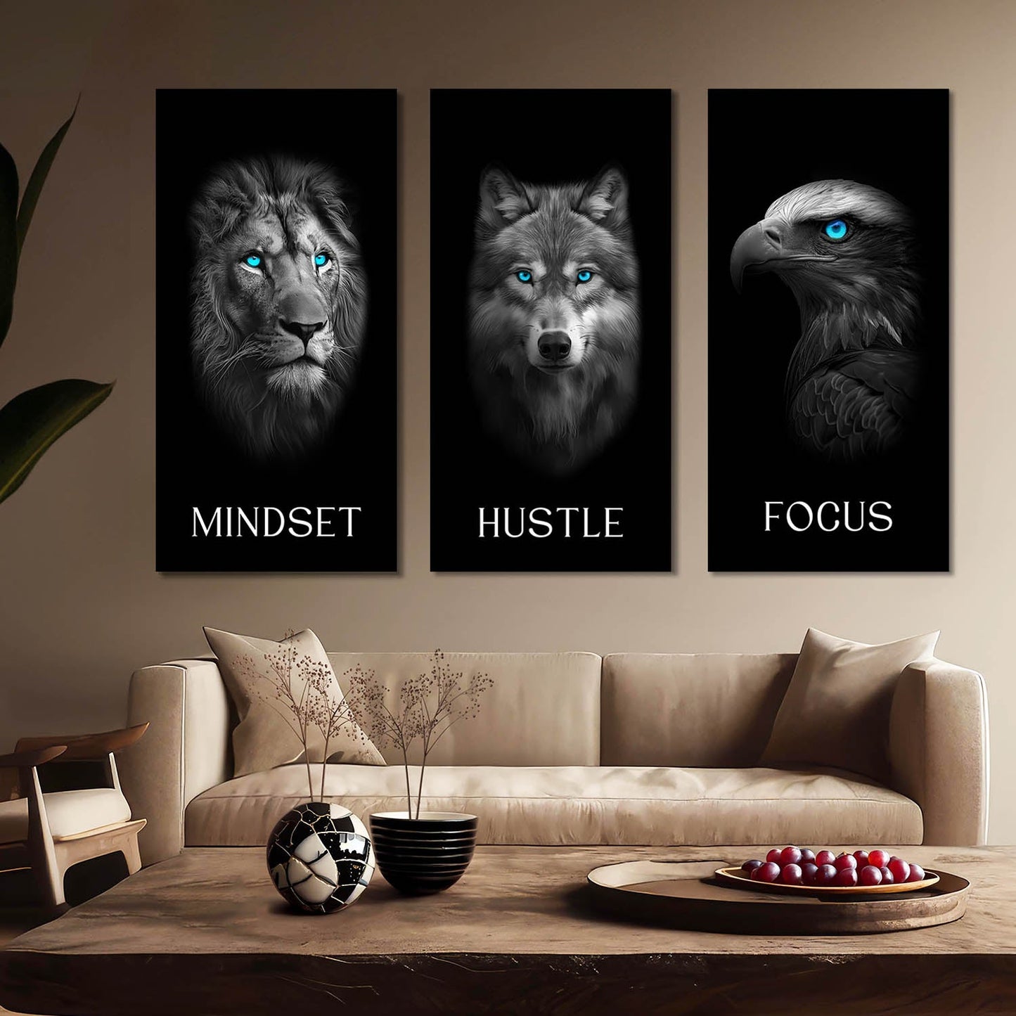 Motivational Canvas Art Set