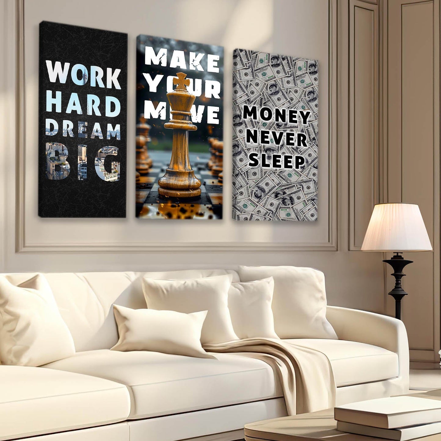 Motivational Canvas Art Set For Home Decor