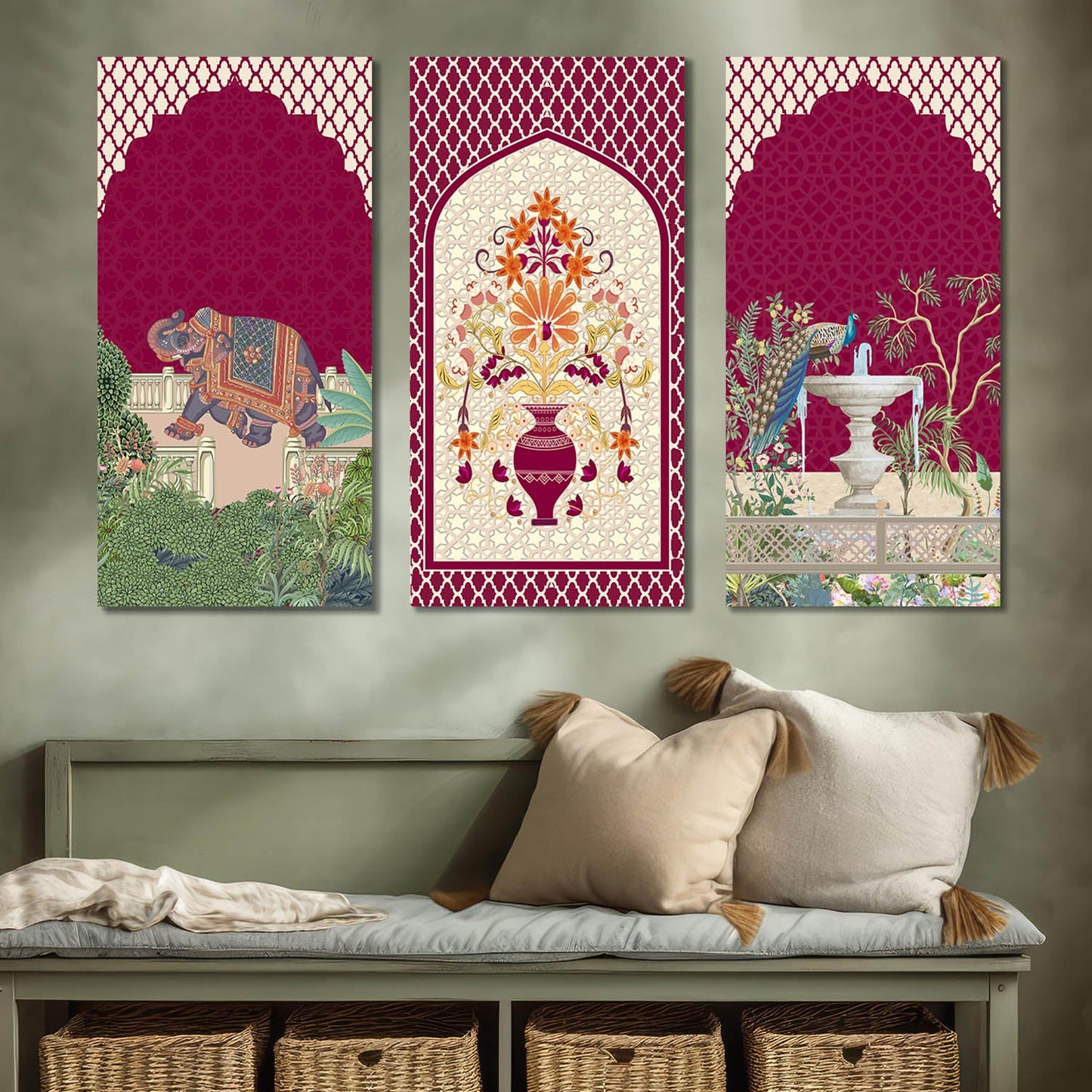 Traditional Art Wall Canvas For Home Décor And Living Room