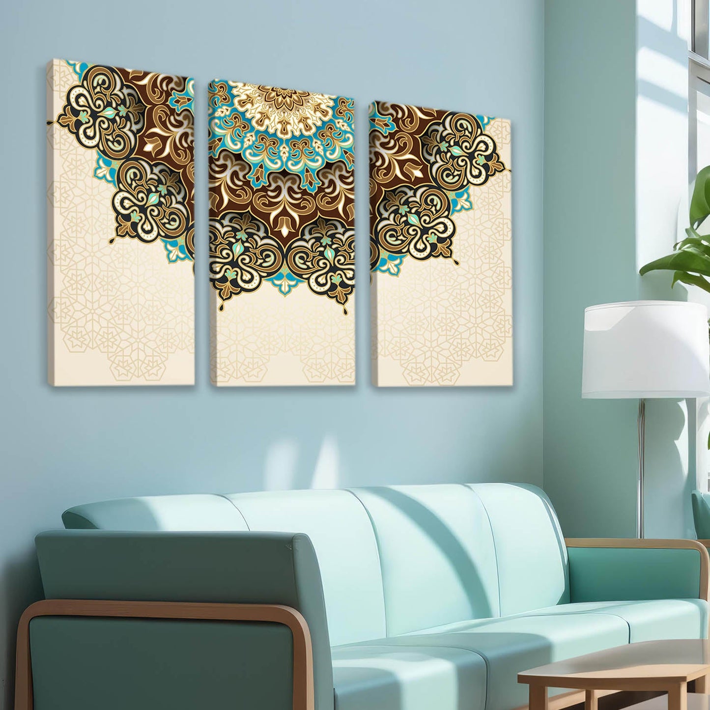 Mandala Wall Canvas Art Set For Home Décor