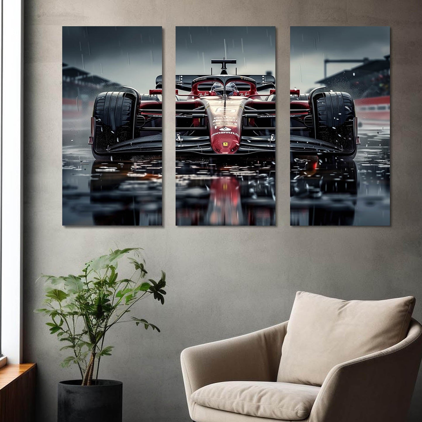 Formula 1 Wall Canvas For Home Décor And Living Room