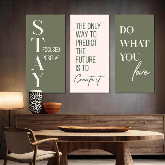 Motivational Wall Canvas For Home Décor And Living Room