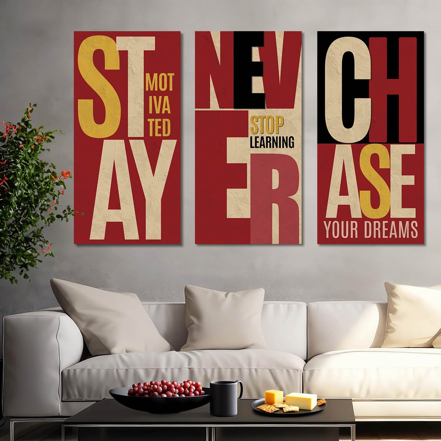 Motivational Wall Canvas For Home Décor And Living Room