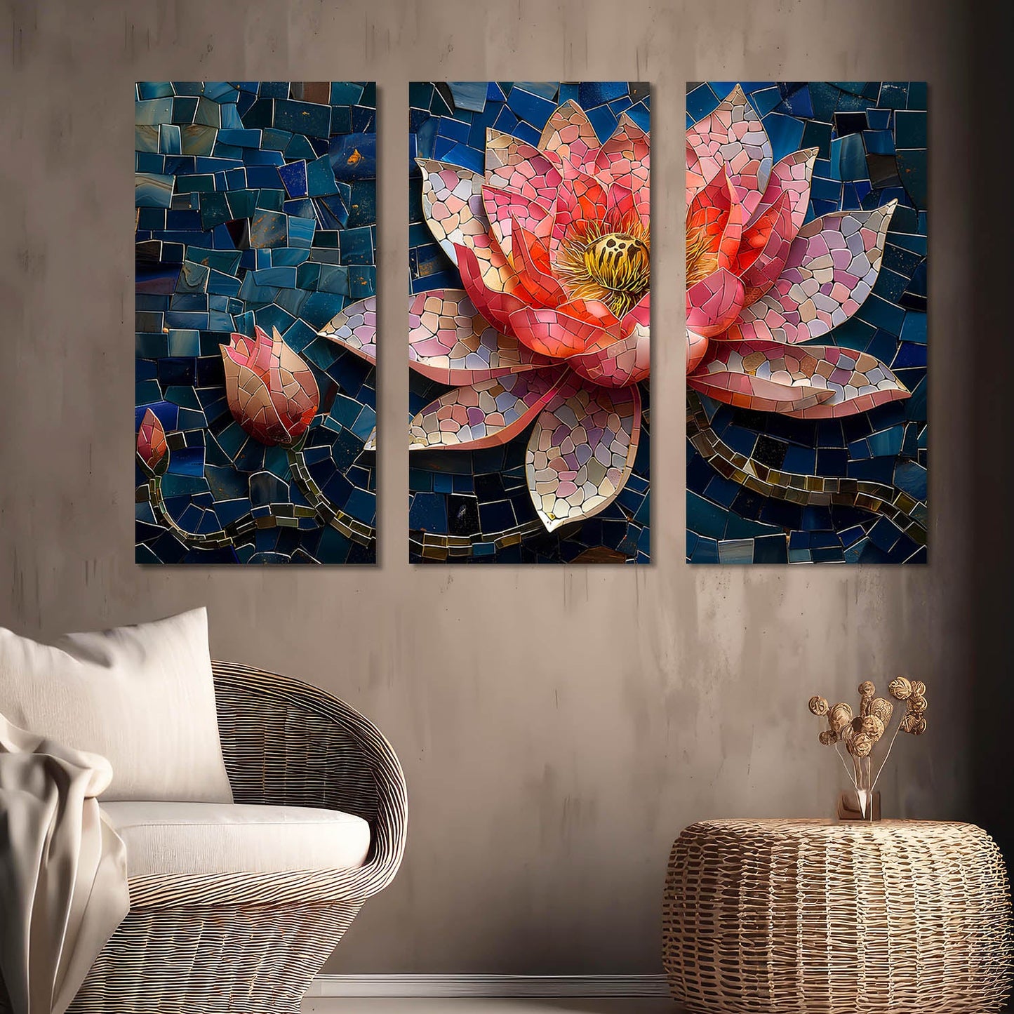 Vibrant Floral Canvas Art for wall decoration