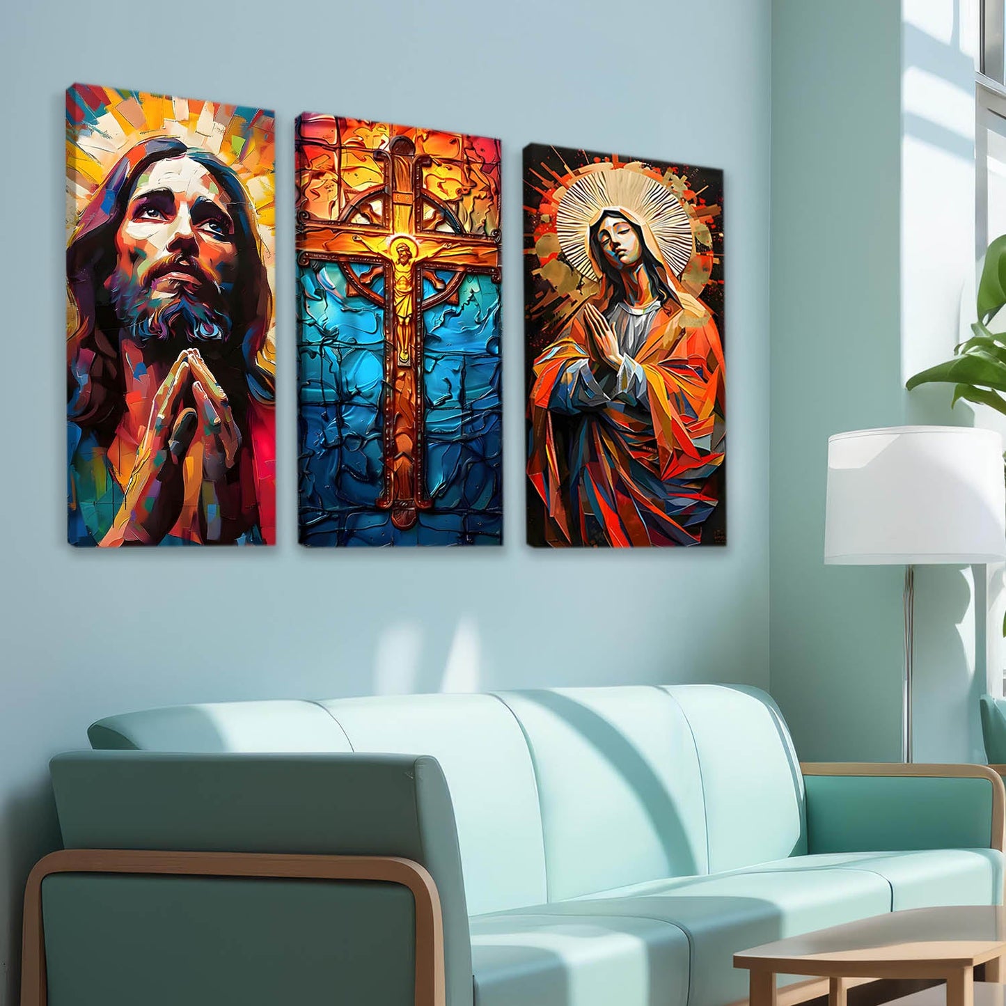 Jesus Wall Art Canvas Art Set For Home Décor