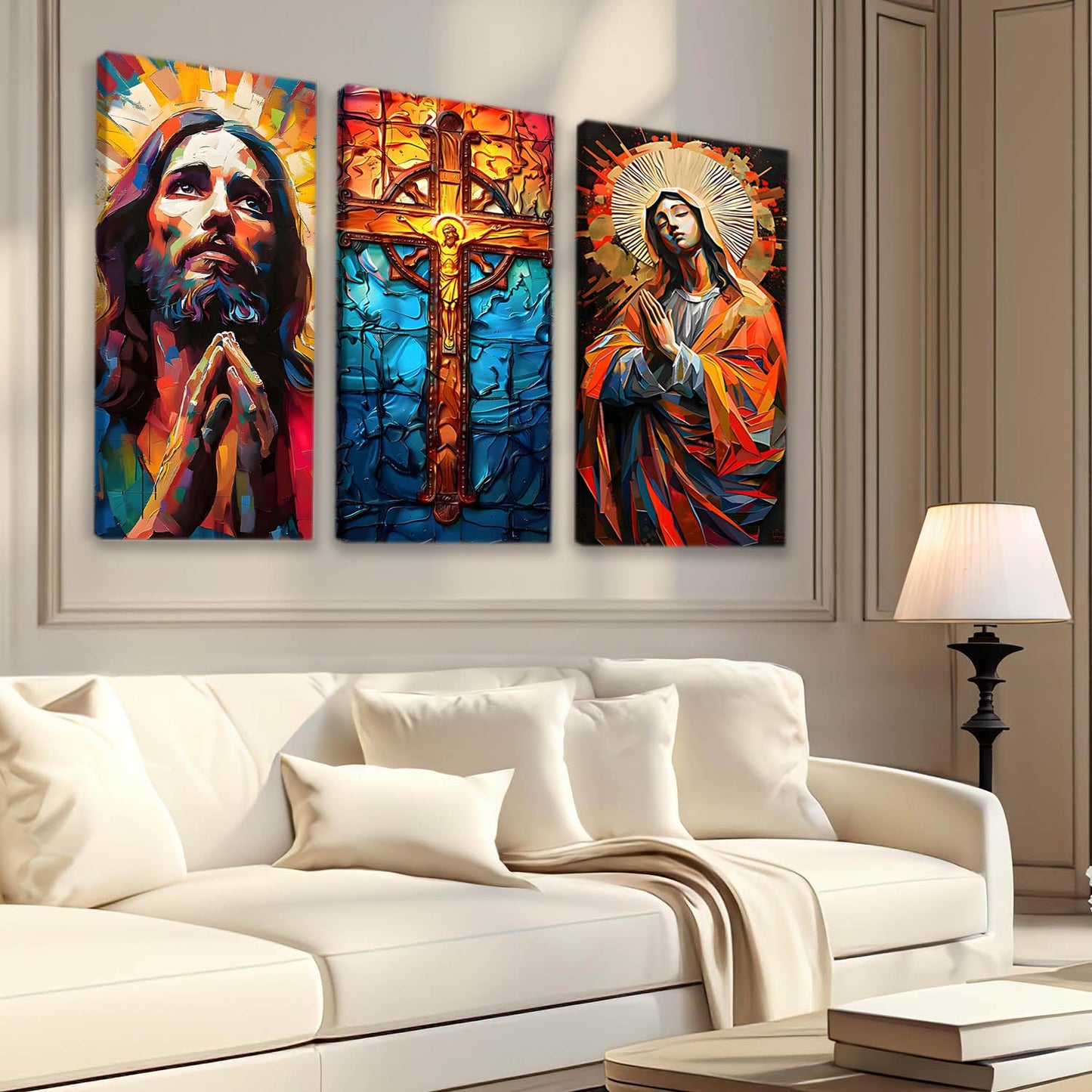 Jesus Wall Art Canvas Art Set For Home Décor