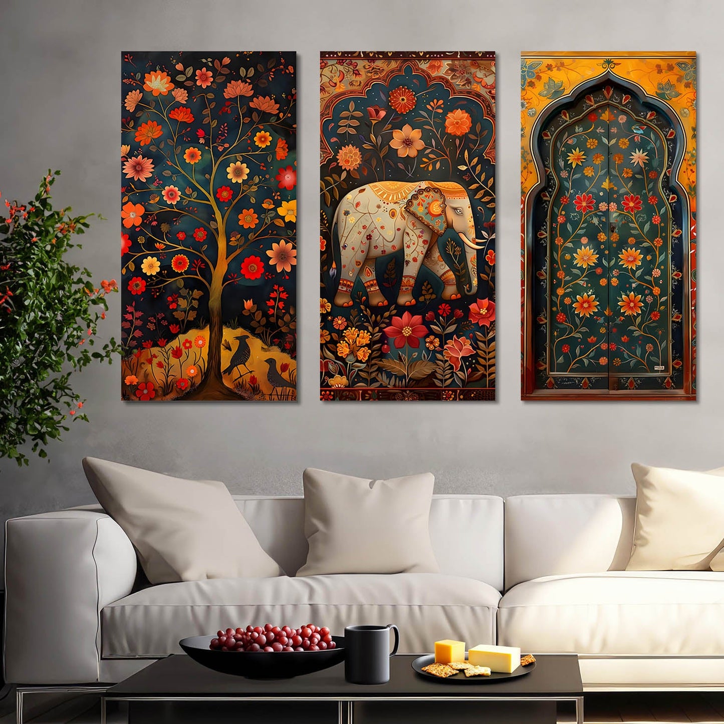 Traditional Canvas Art Wall Painting for Living Room Wall Decoration