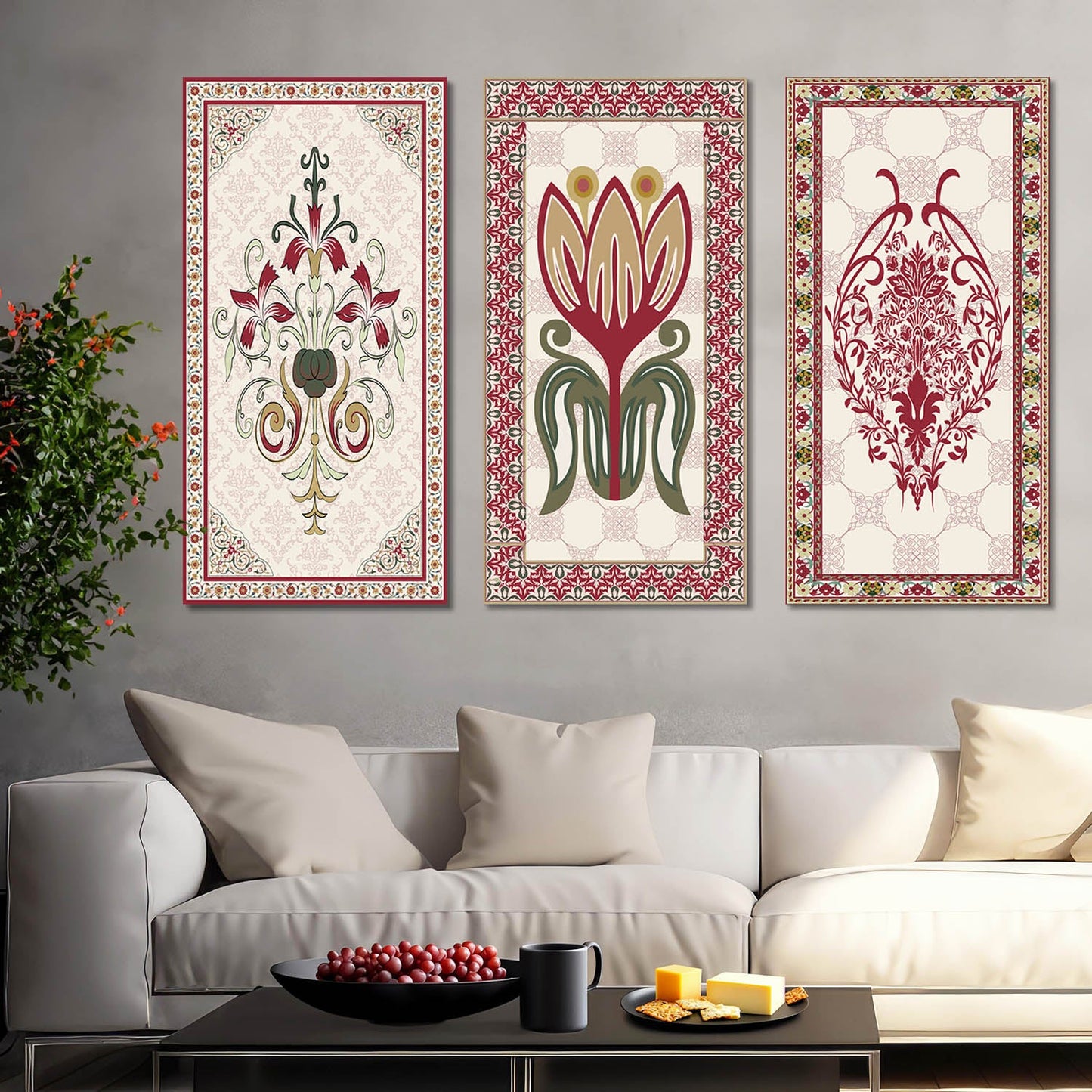 Pattern Wall Art Canvas, Wall Painting for Living Room Wall Decoration