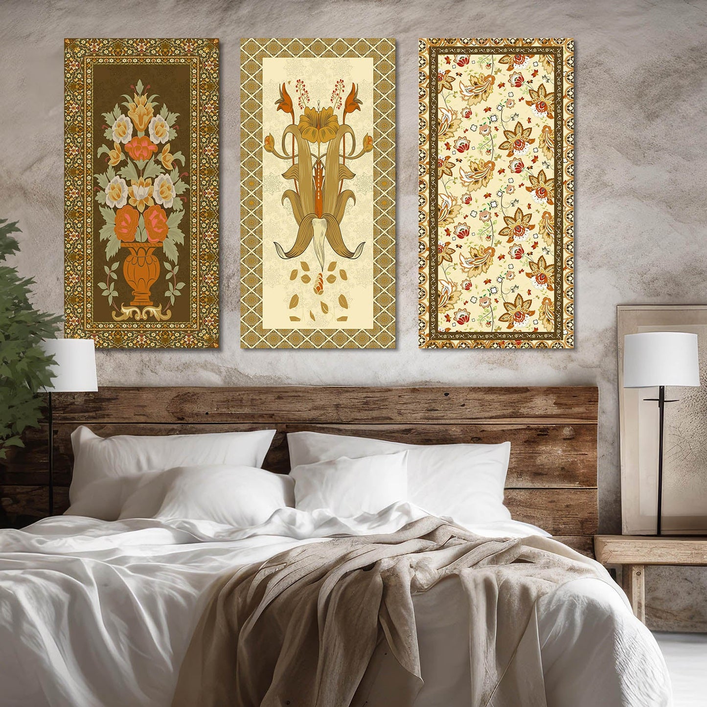 Traditional Wall Art Canvas, Wall Painting for Living Room Wall Decoration