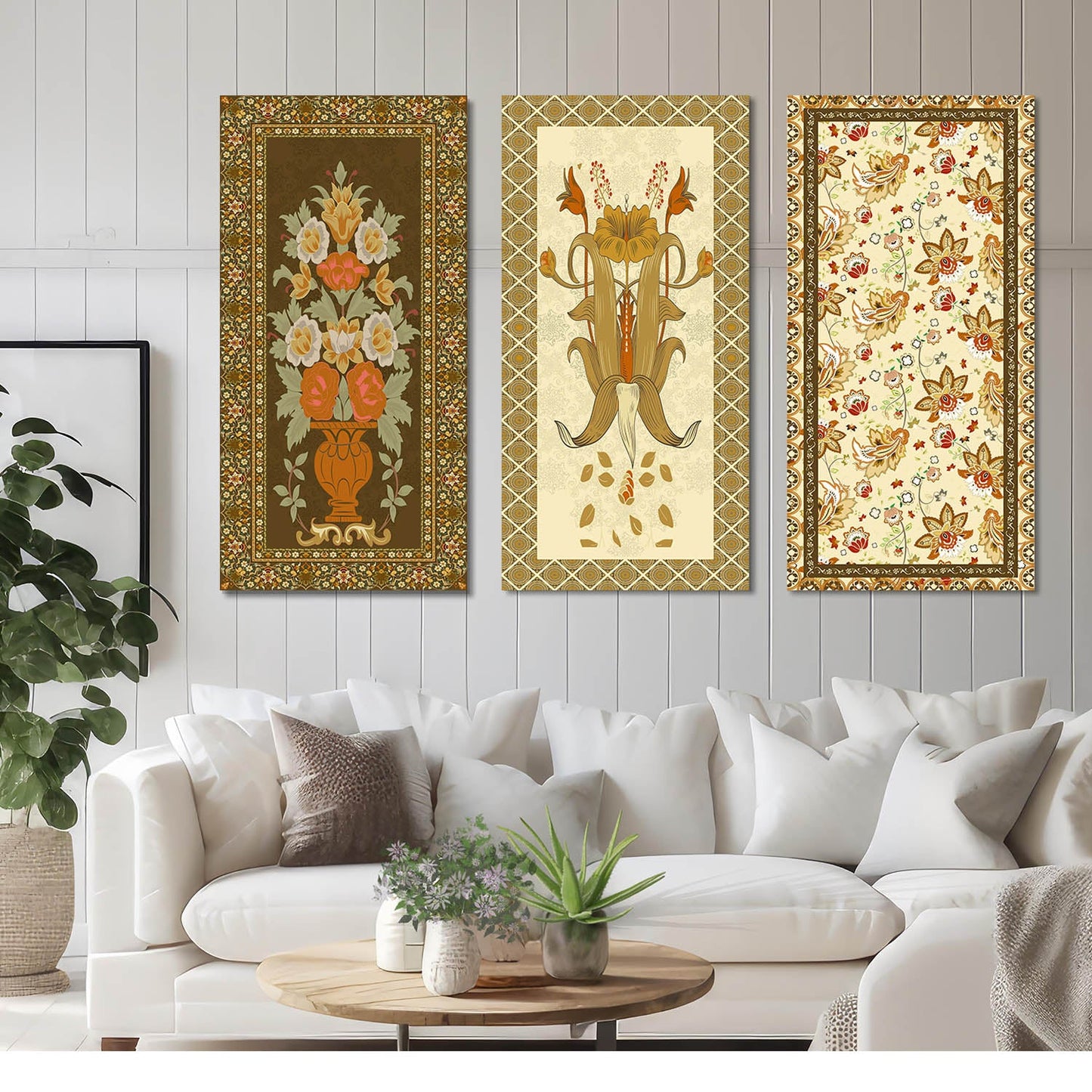 Traditional Wall Art Canvas, Wall Painting for Living Room Wall Decoration