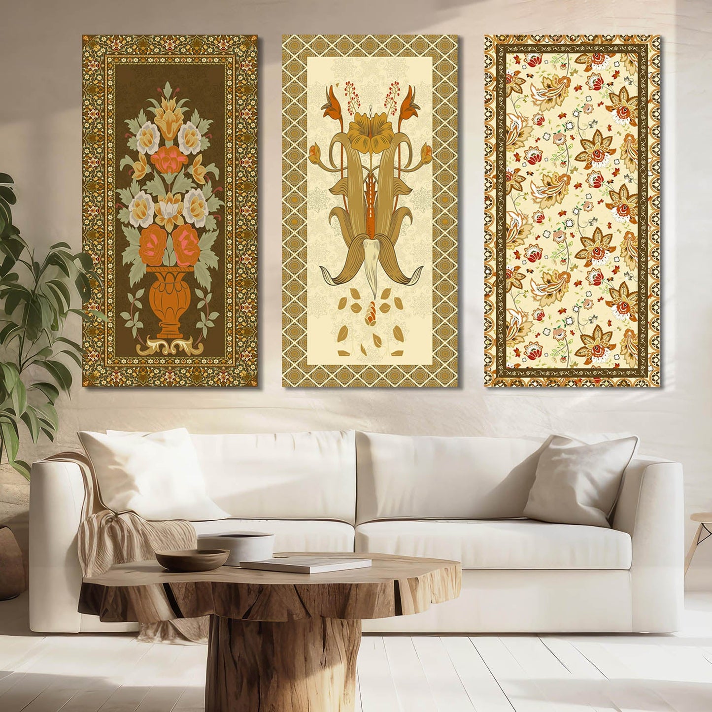 Traditional Wall Art Canvas, Wall Painting for Living Room Wall Decoration