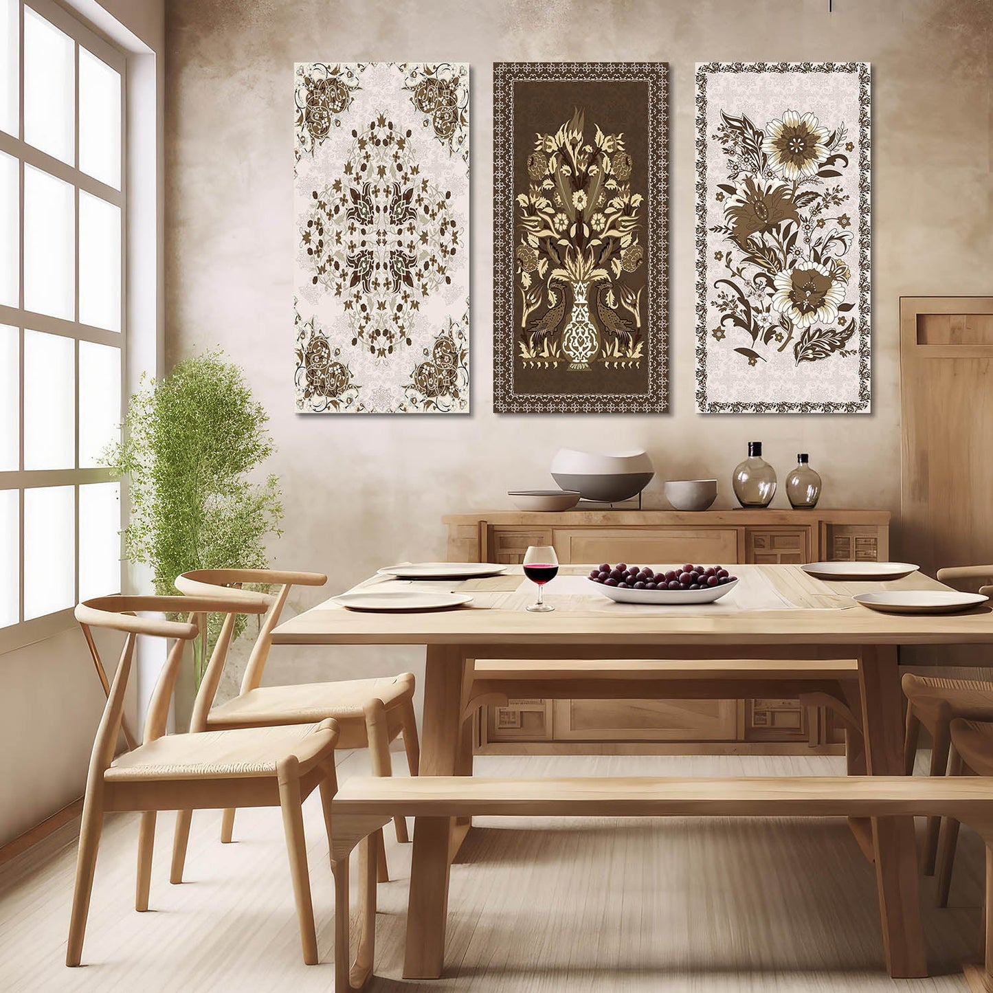 Traditional Wall Art Canvas, Wall Painting for Living Room Wall Decoration