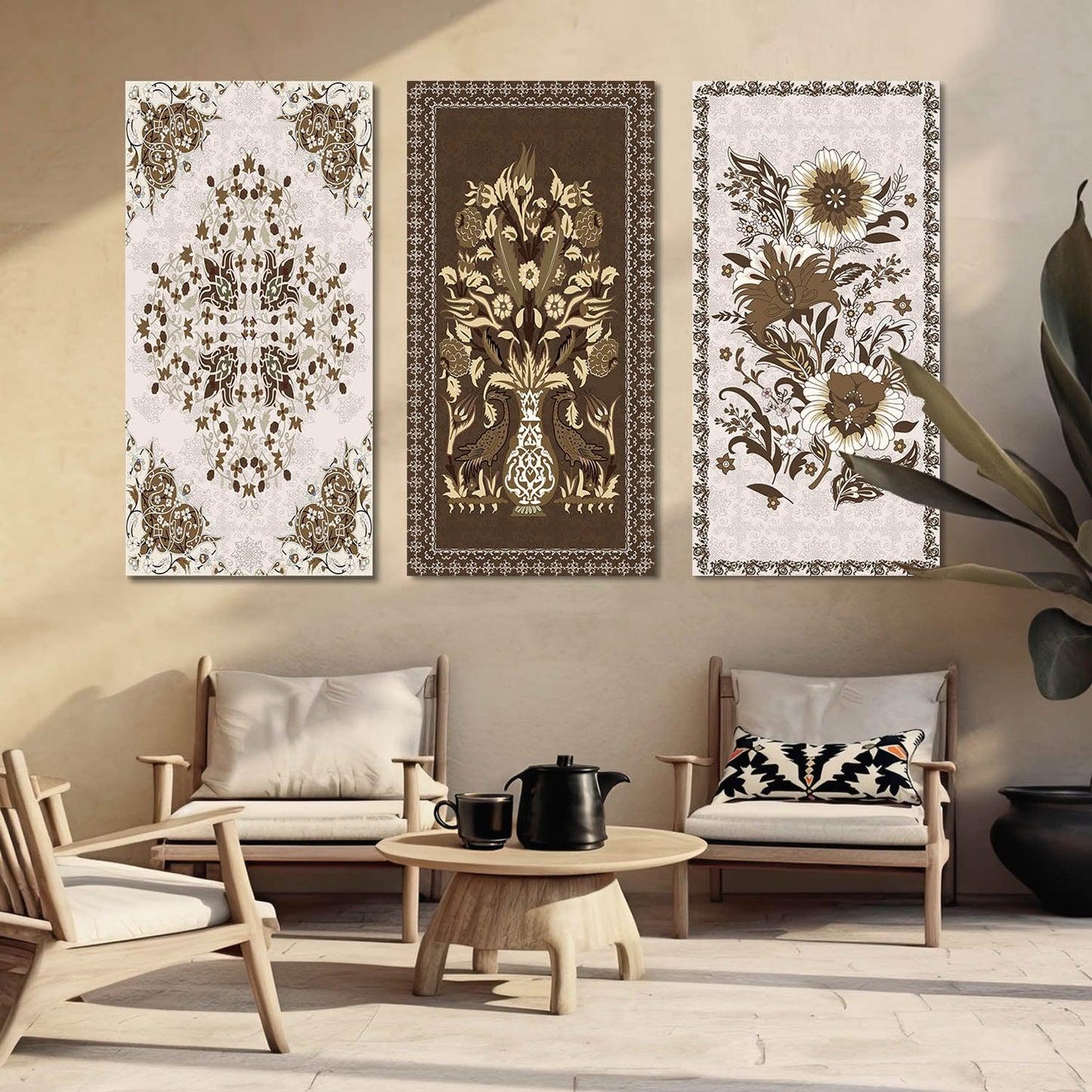 Traditional Wall Art Canvas, Wall Painting for Living Room Wall Decoration