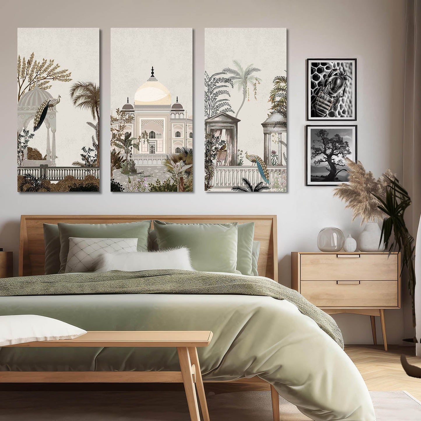 Traditional Wall Art Canvas, Wall Painting for Living Room Wall Decoration