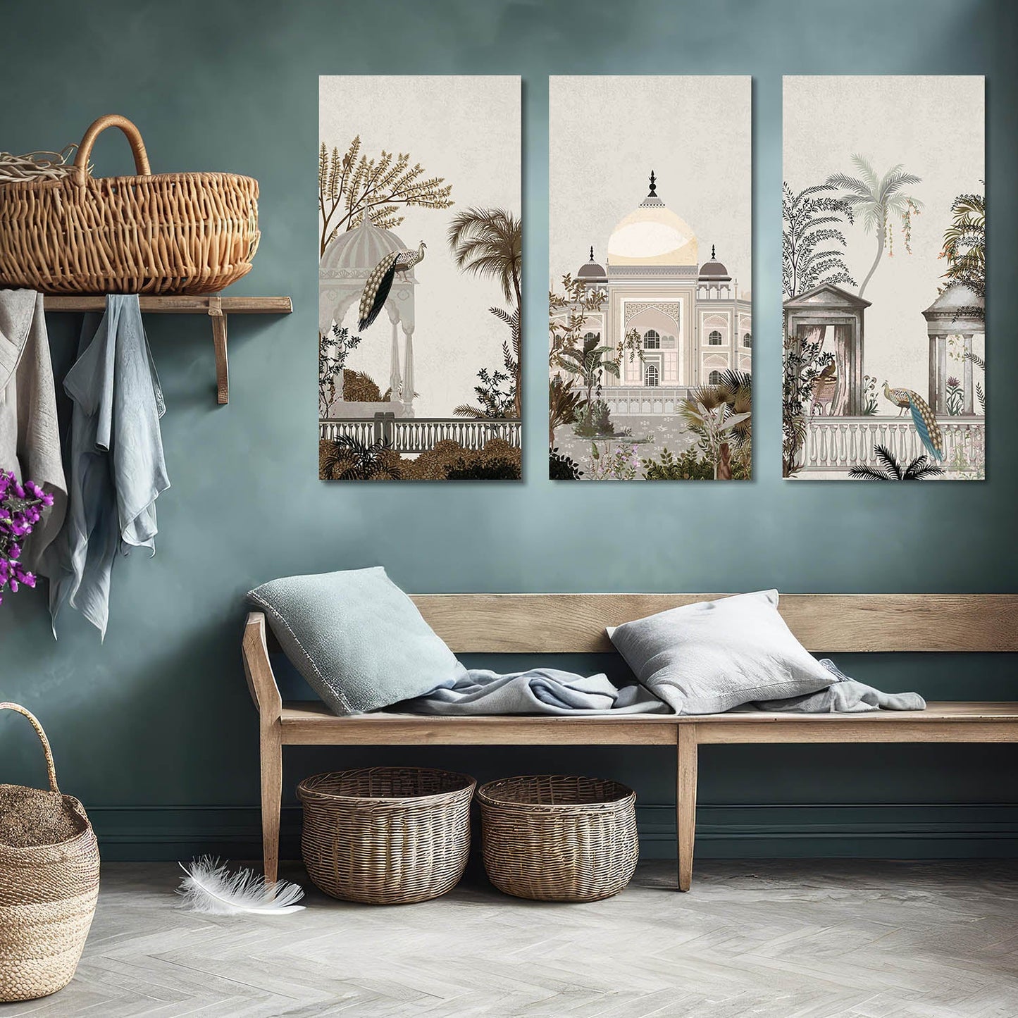 Traditional Wall Art Canvas, Wall Painting for Living Room Wall Decoration