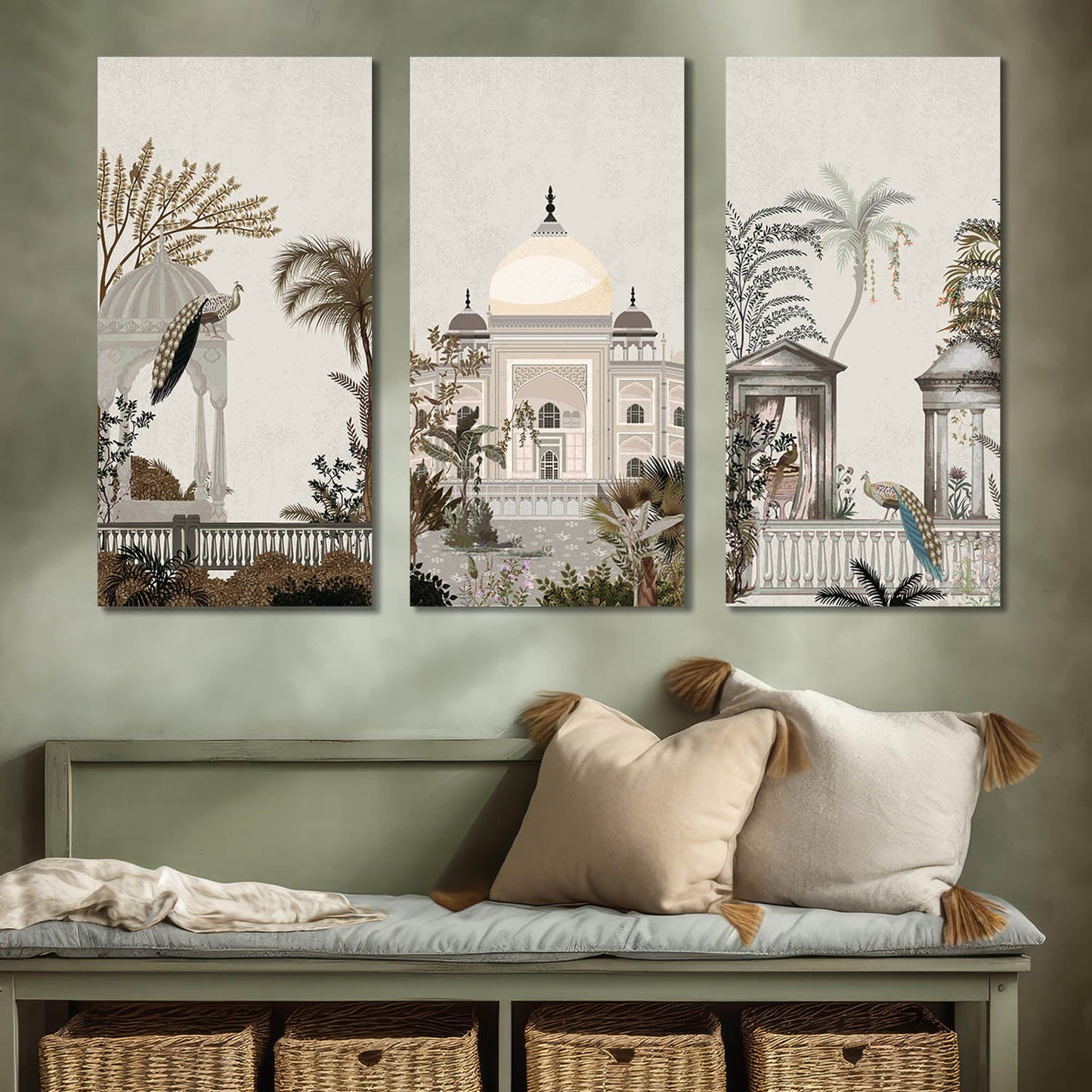 Traditional Wall Art Canvas, Wall Painting for Living Room Wall Decoration