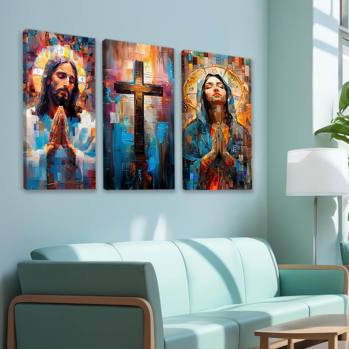 Jesus Wall Art Canvas Art Set For Home Décor