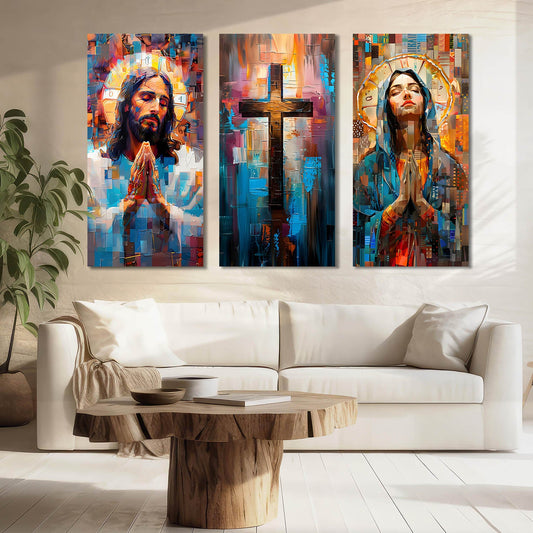 Jesus Wall Art Canvas Art Set For Home Décor