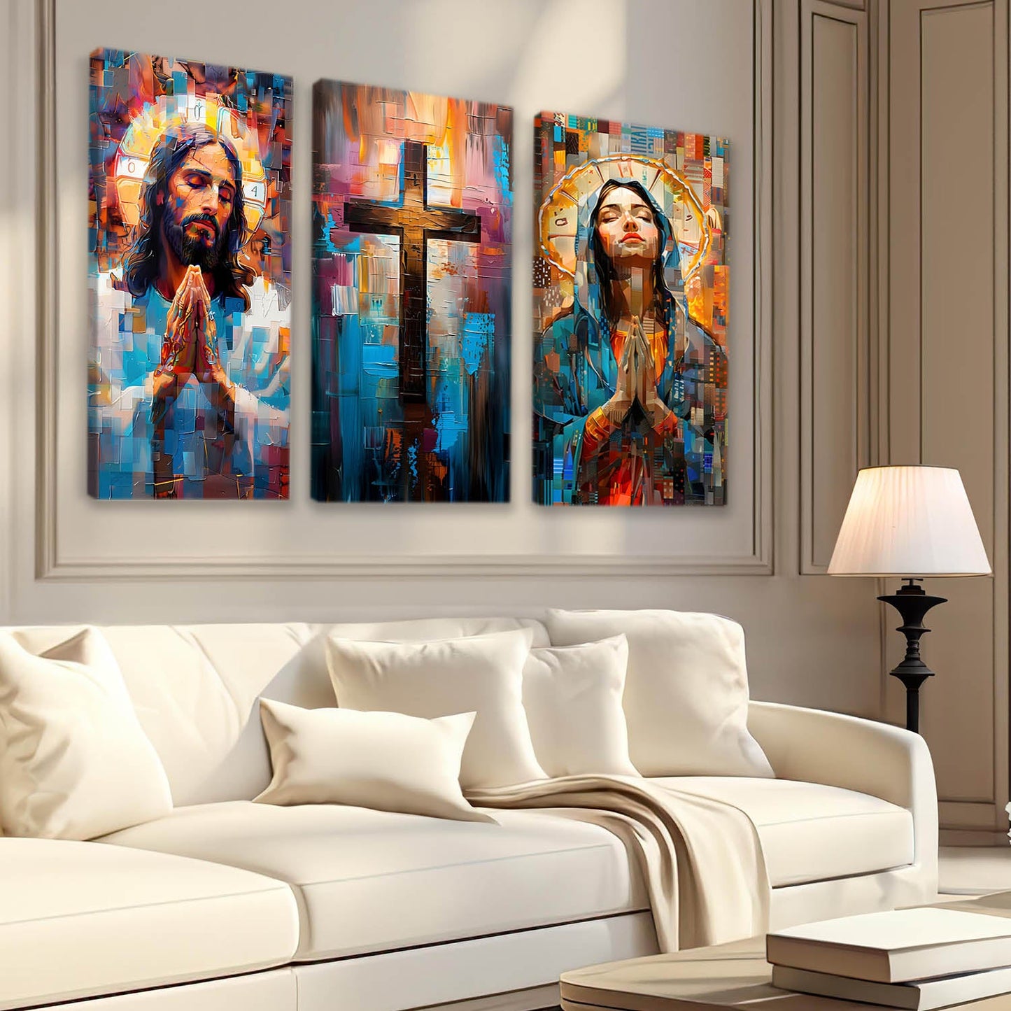 Jesus Wall Art Canvas Art Set For Home Décor