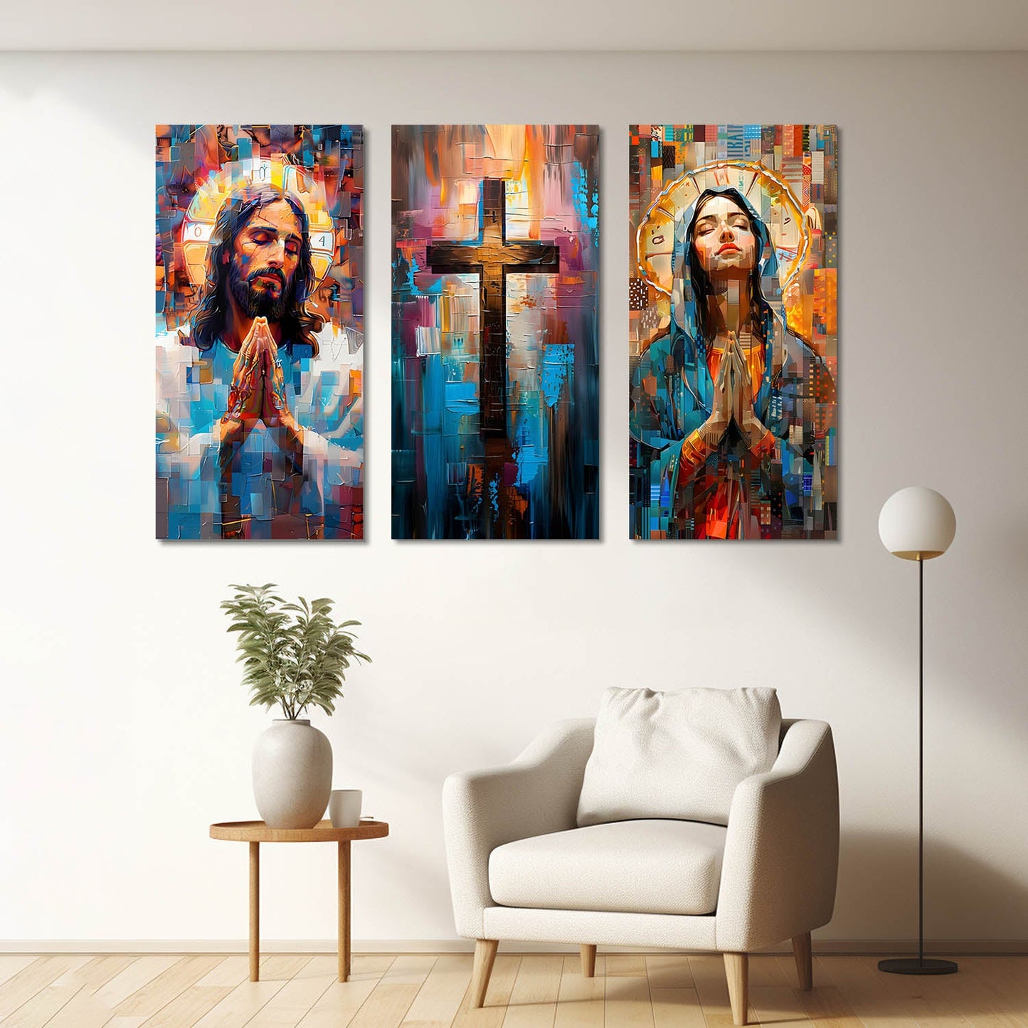 Jesus Wall Art Canvas Art Set For Home Décor