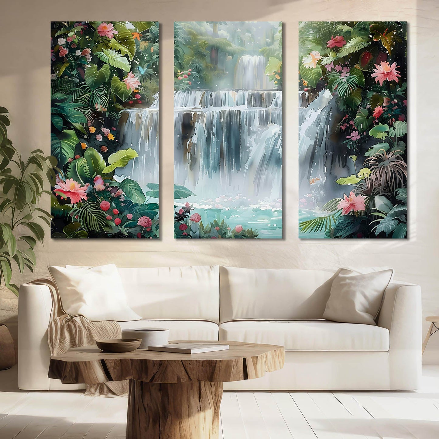 Nature Wall Art Canvas, Wall Painting for Living Room Wall Decoration