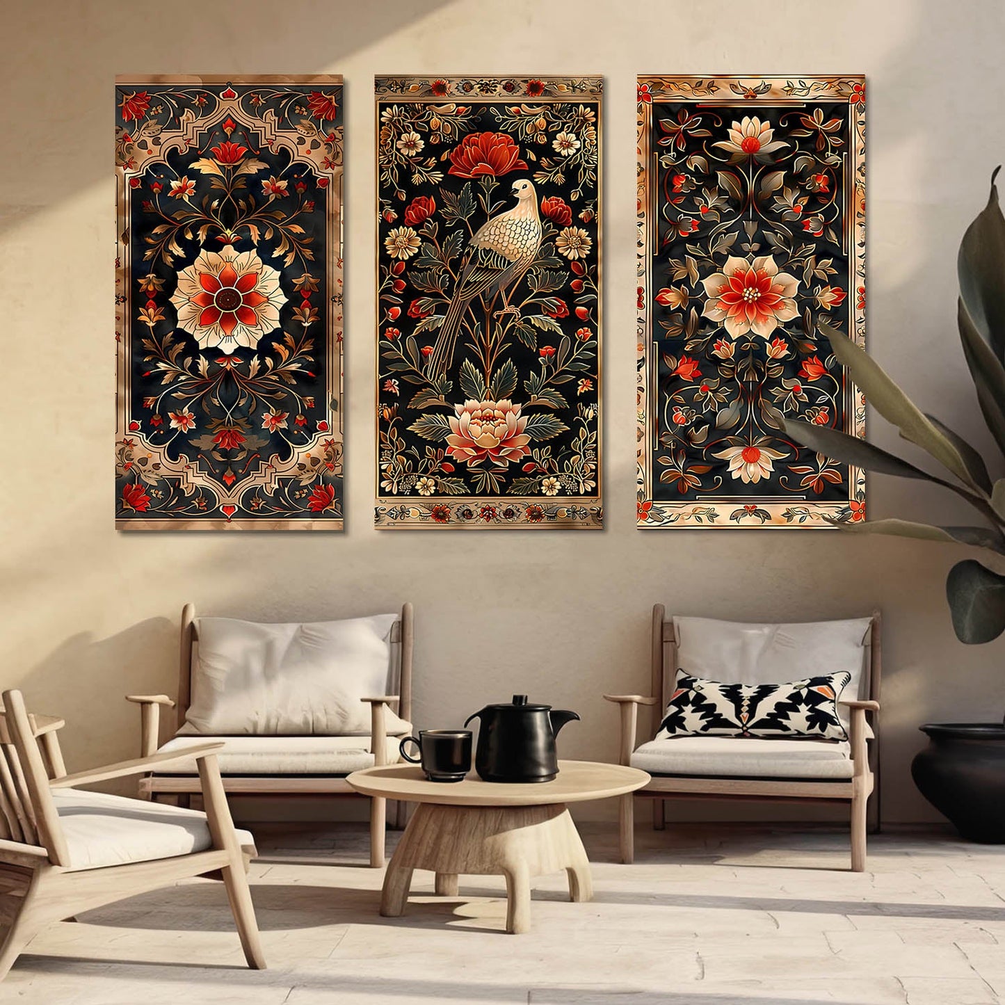 Traditional Wall Art Canvas, Wall Painting for Living Room Wall Decoration