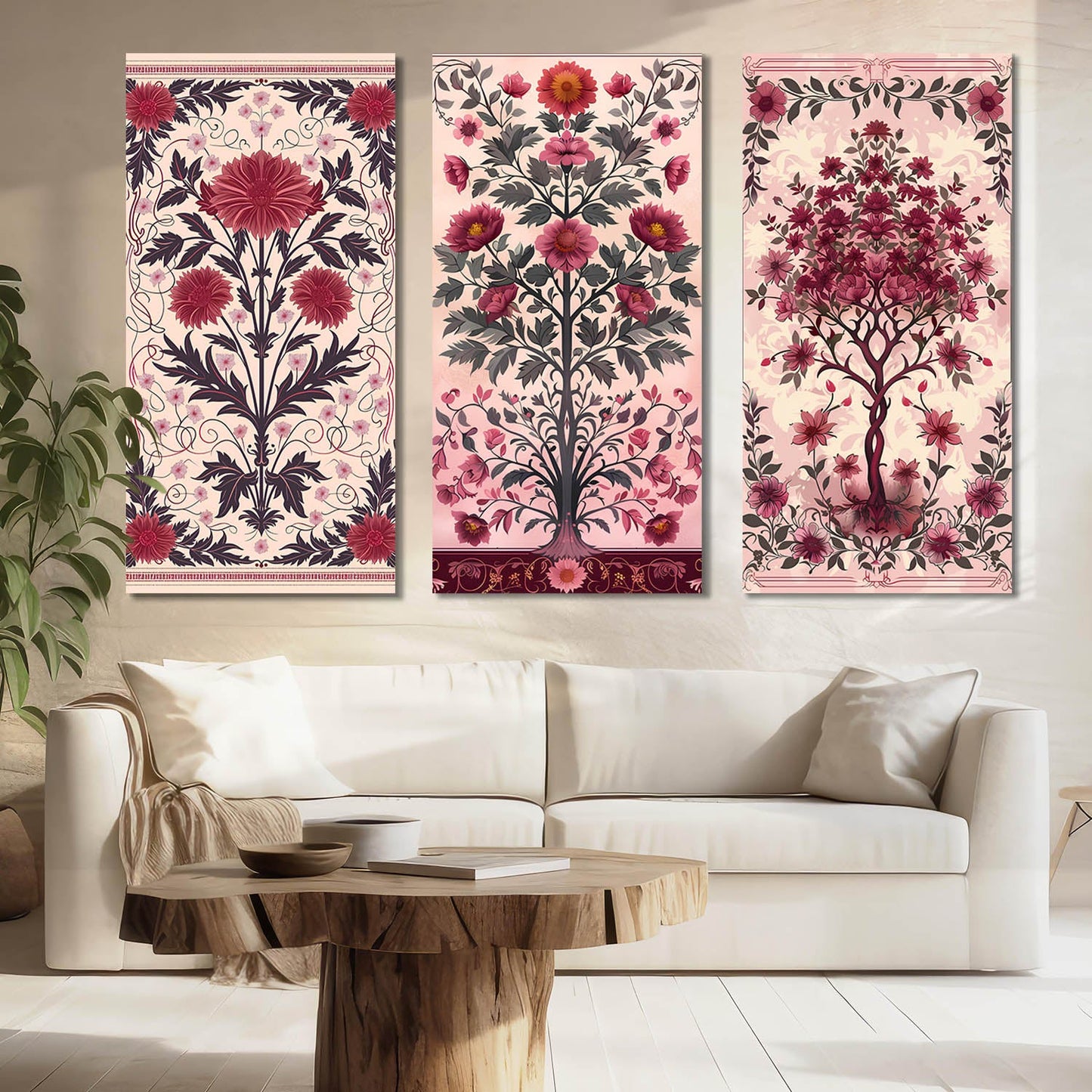 Traditional Wall Art Canvas, Wall Painting for Living Room Wall Decoration