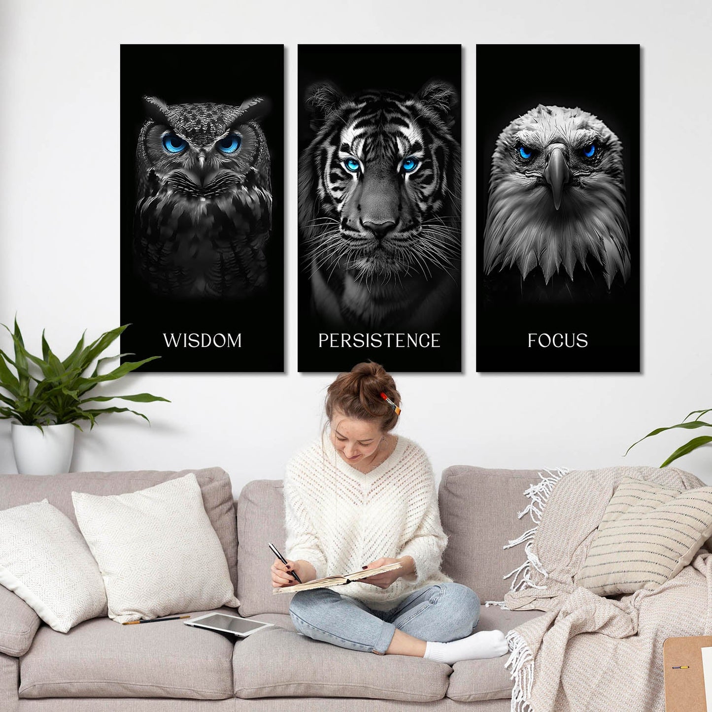 Motivational Wall Art Canvas Art Set For Home Décor