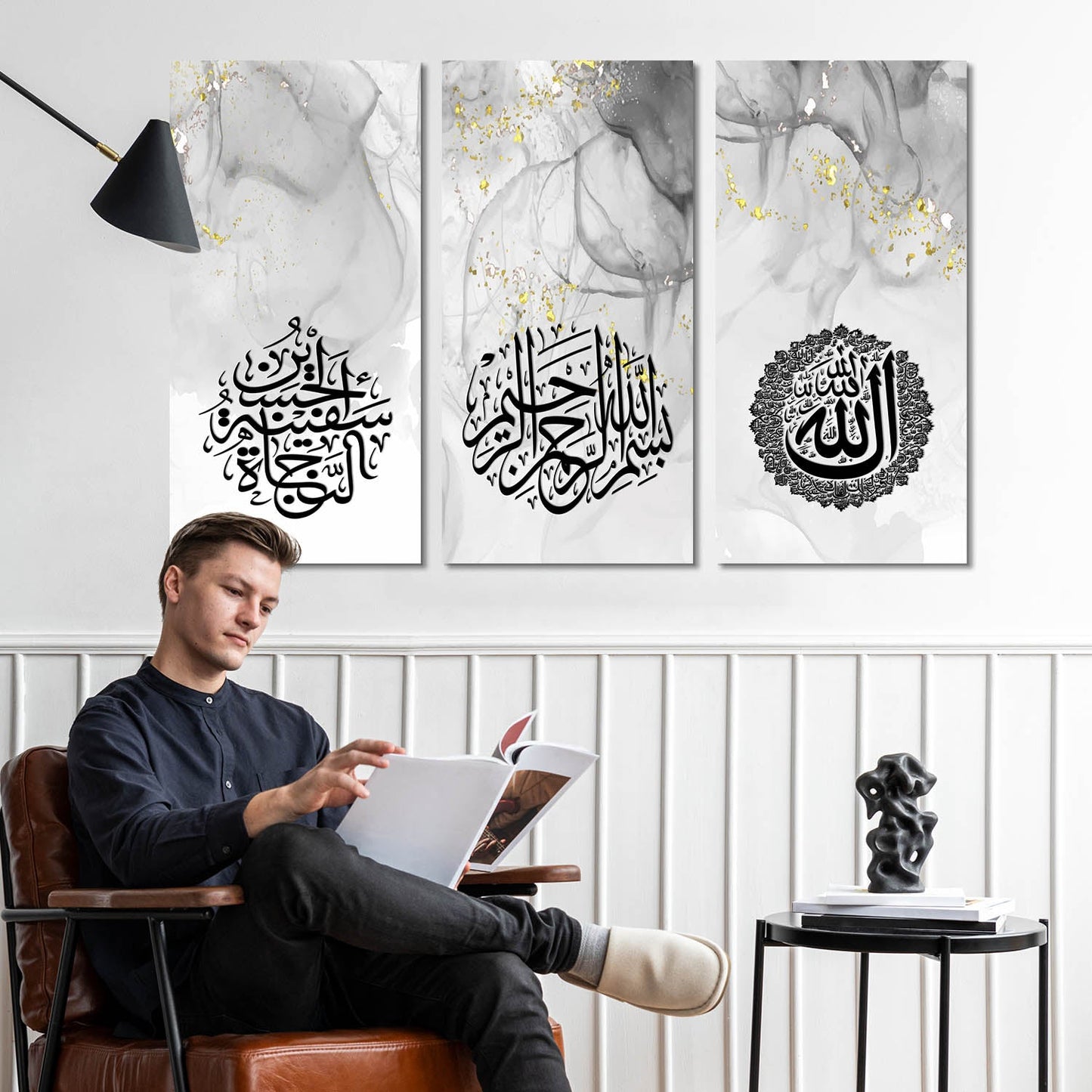 Islamic Wall Art Canvas, Wall Painting for Living Room Wall Decoration