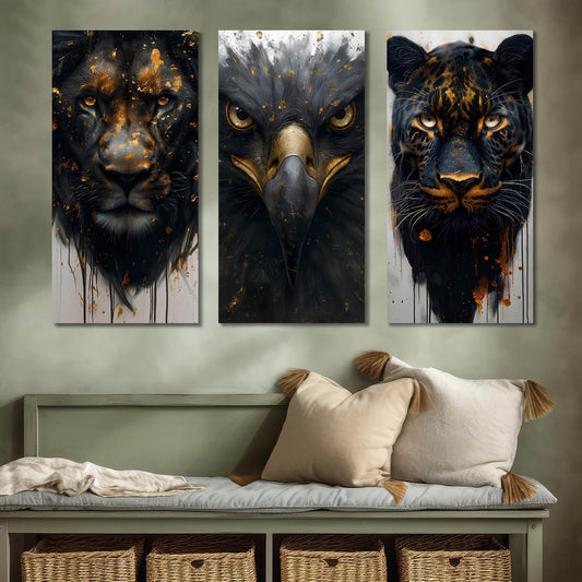 Animal Modern Wall Art Canvas, Wall Painting for Living Room Wall Decoration