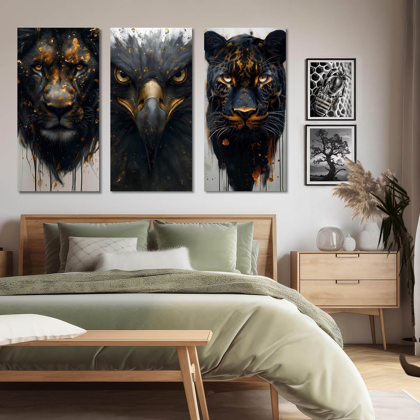 Animal Modern Wall Art Canvas, Wall Painting for Living Room Wall Decoration