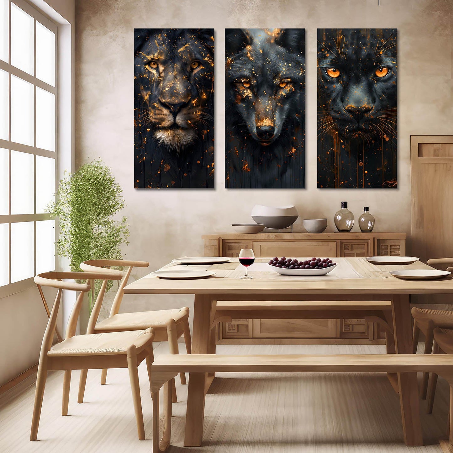 Animal Modern Wall Art Canvas, Wall Painting for Living Room Wall Decoration