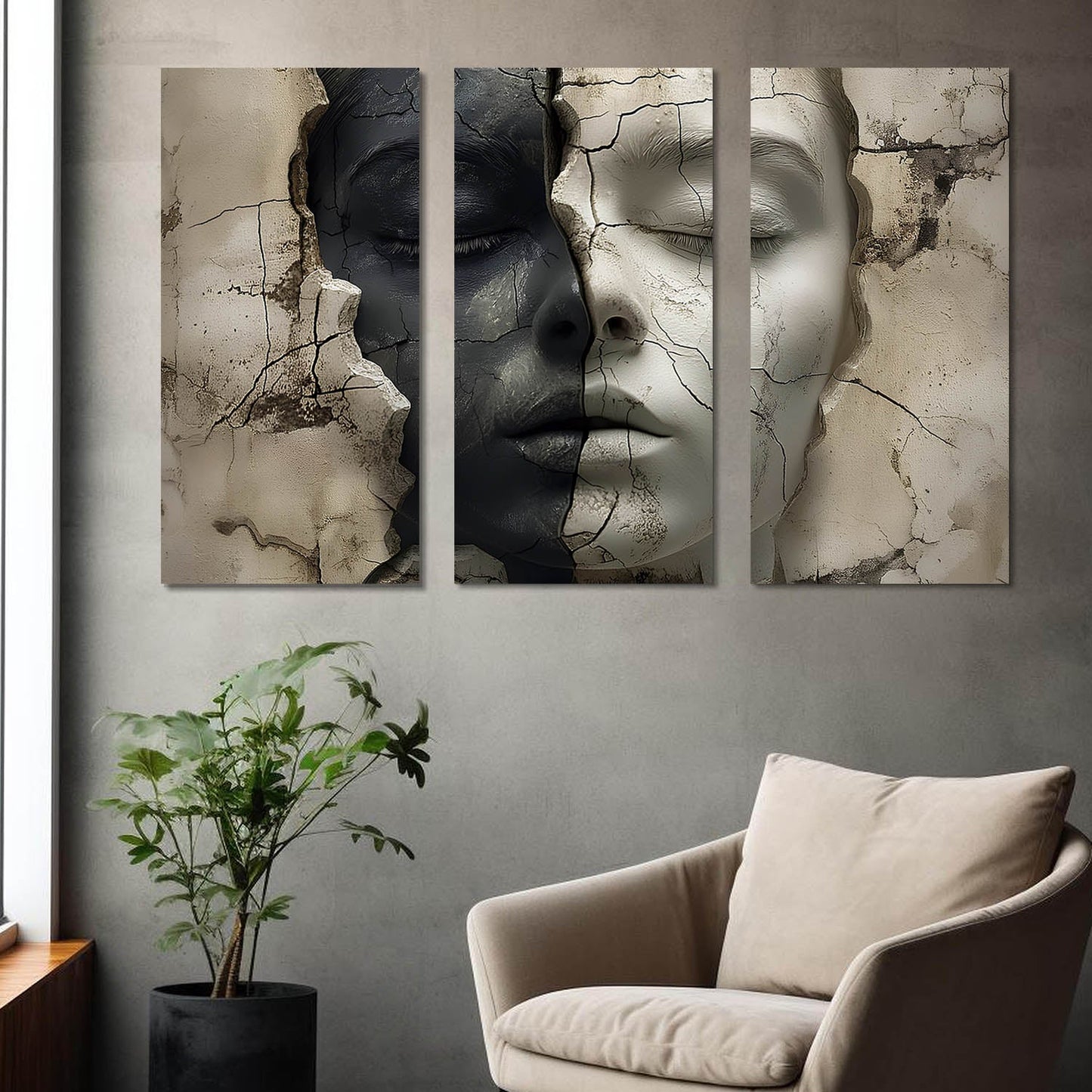 Modern Wall Art Canvas, Wall Painting for Living Room Wall Decoration