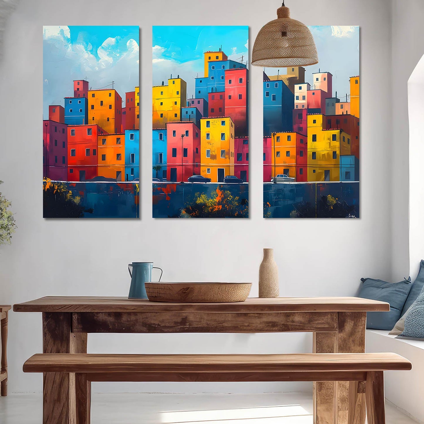 City View Wall Art Canvas Art Set For Home Décor