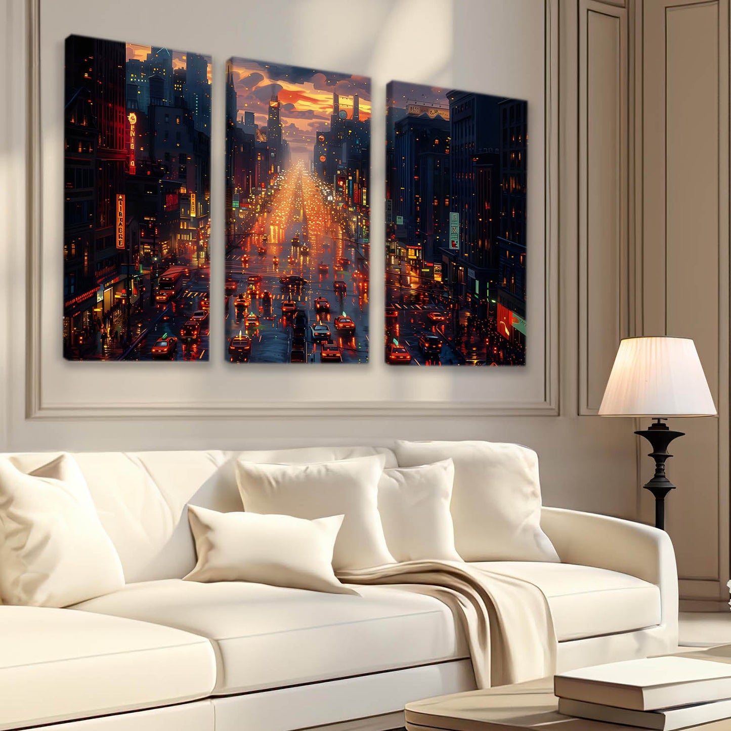 City View Wall Art Canvas For Wall Décor