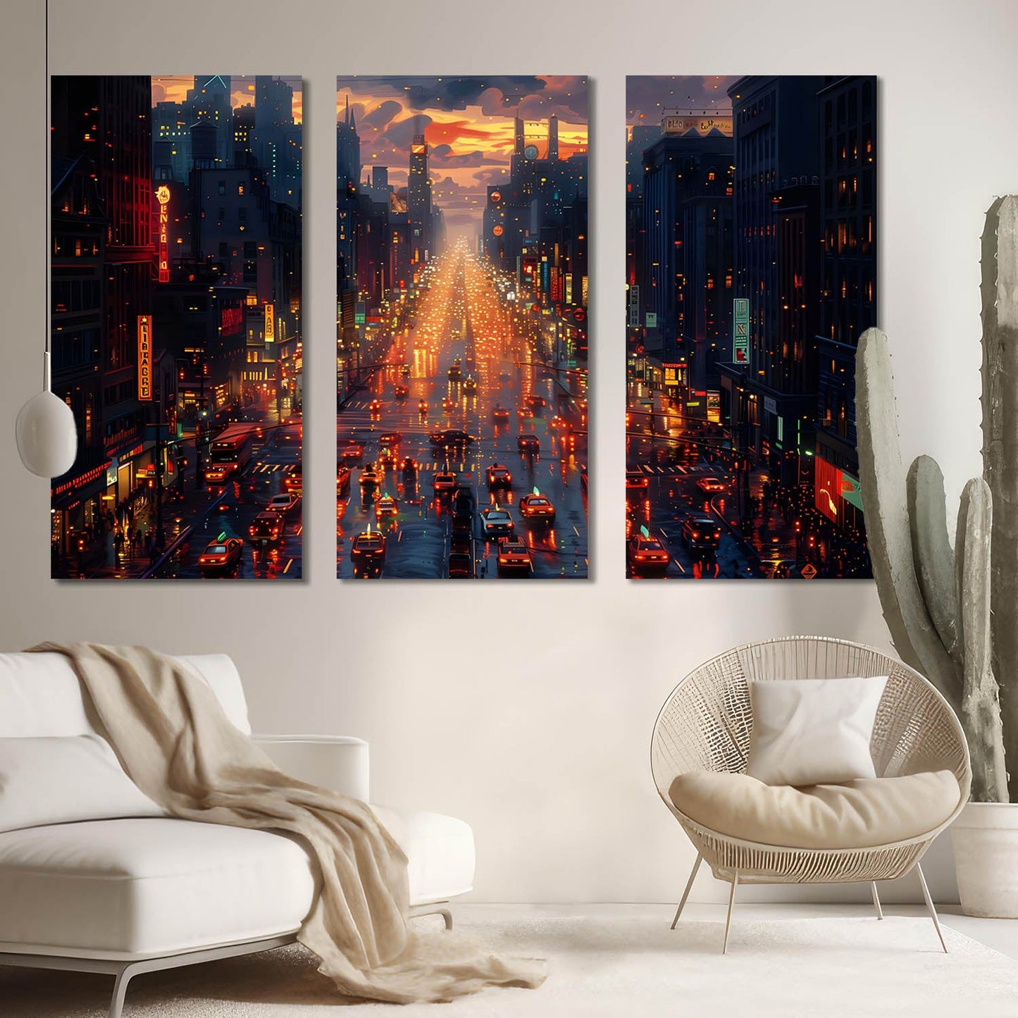 City View Wall Art Canvas For Wall Décor