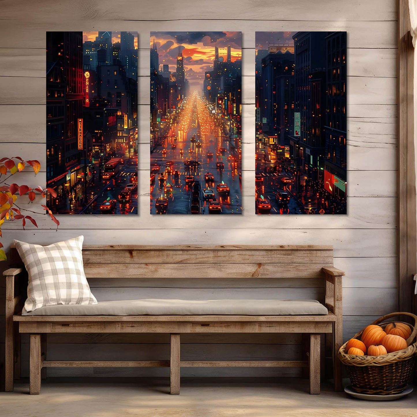 City View Wall Art Canvas For Wall Décor