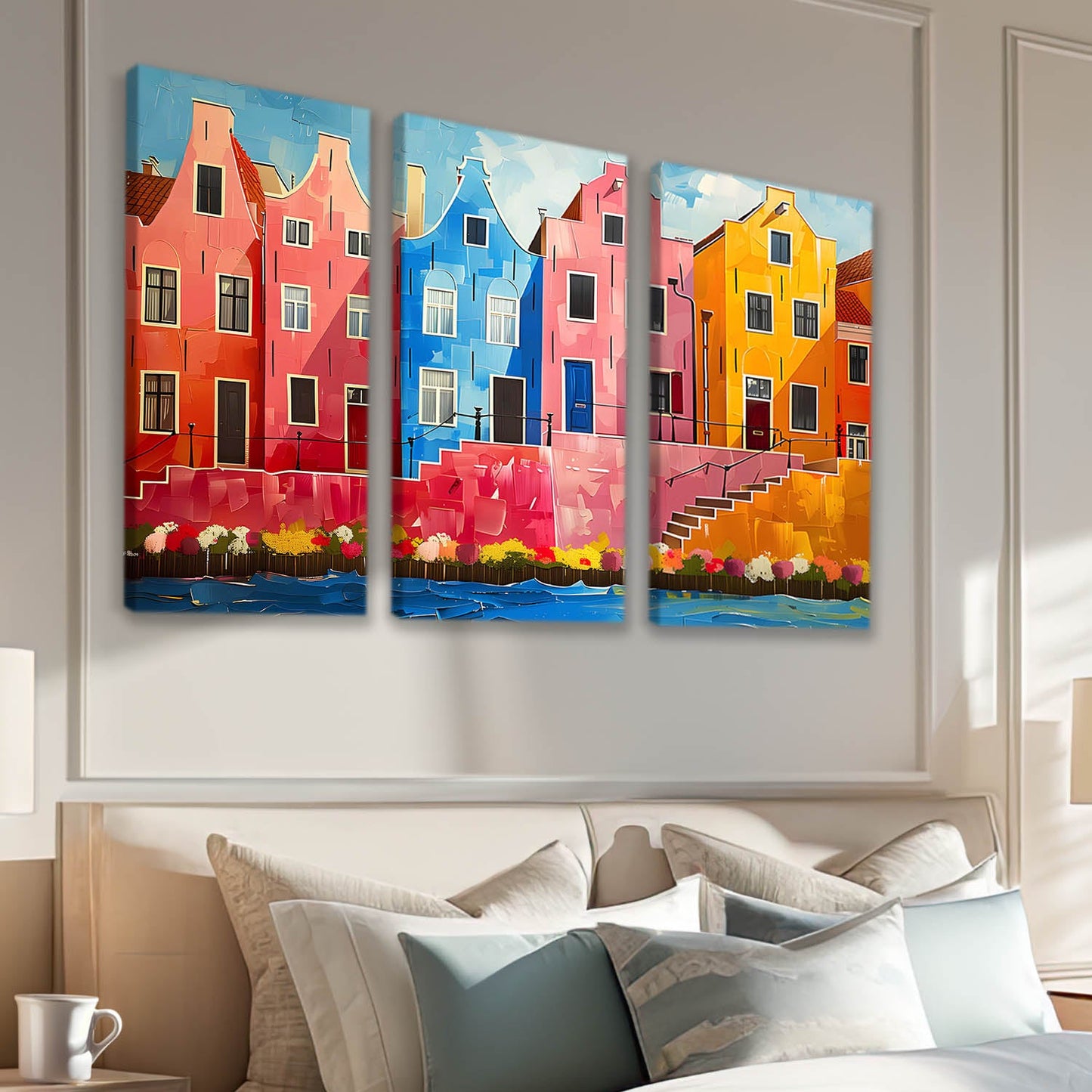 City View Wall Art Canvas For Living Room