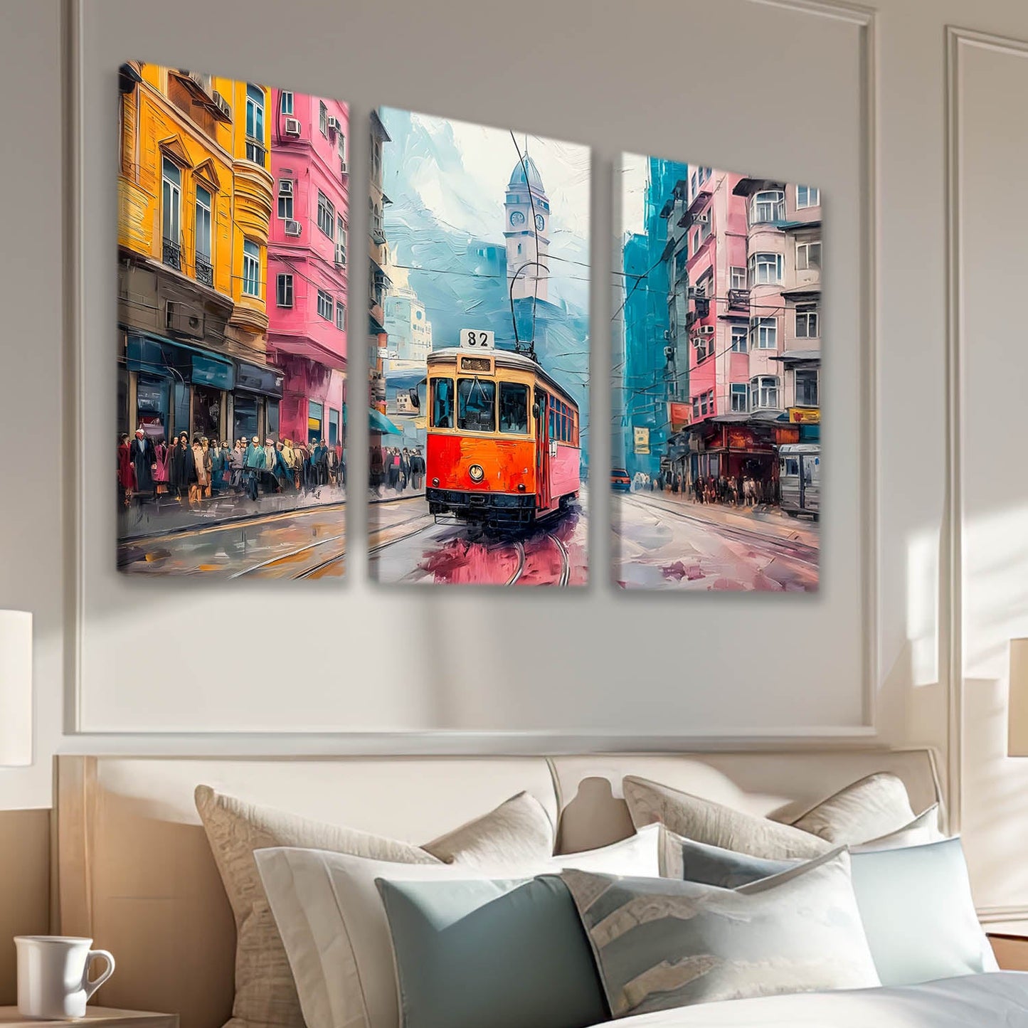 City View Wall Art Canvas For Living Room