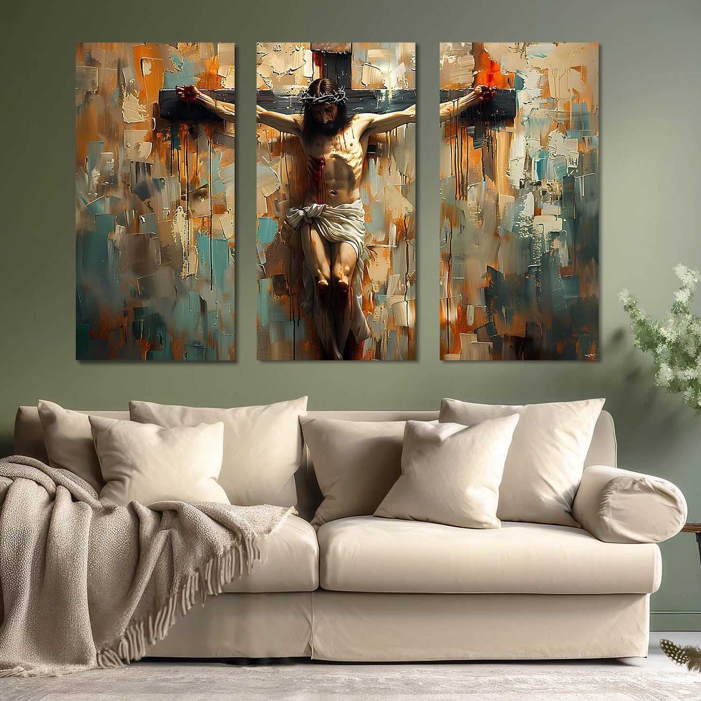 Jesus Wall Art Canvas For Living Room