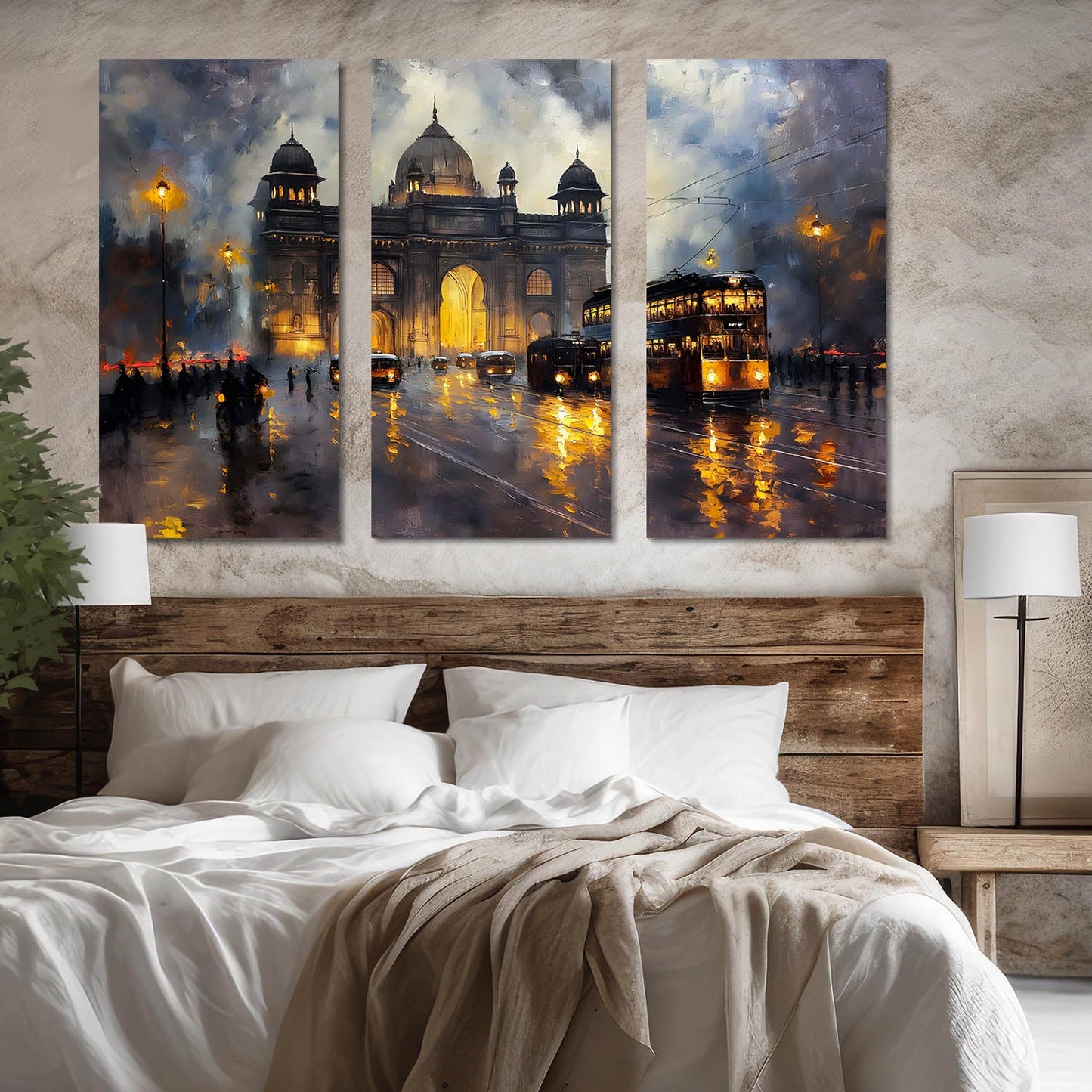 City View Wall Art Canvas For Living Room