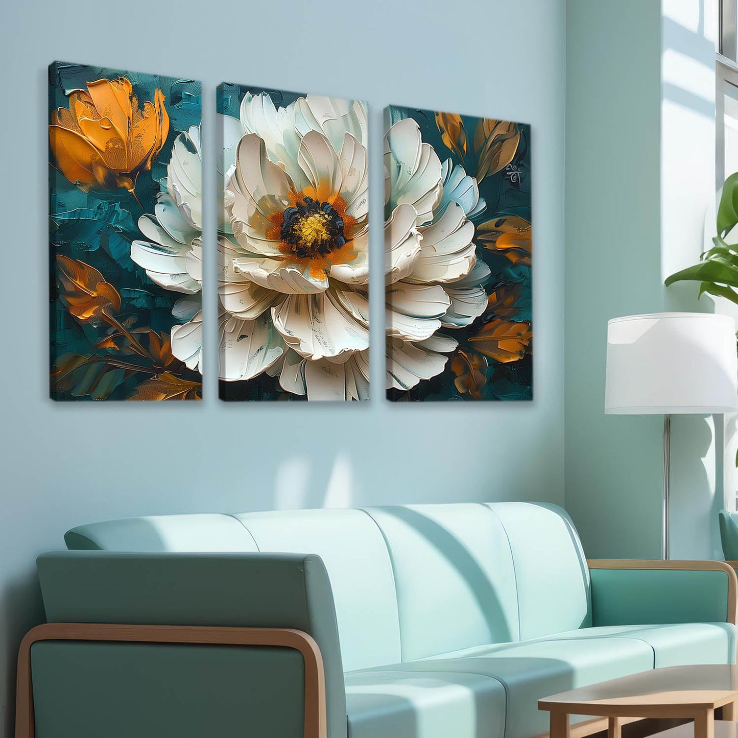 Floral Canvas For Home Décor And Living Room